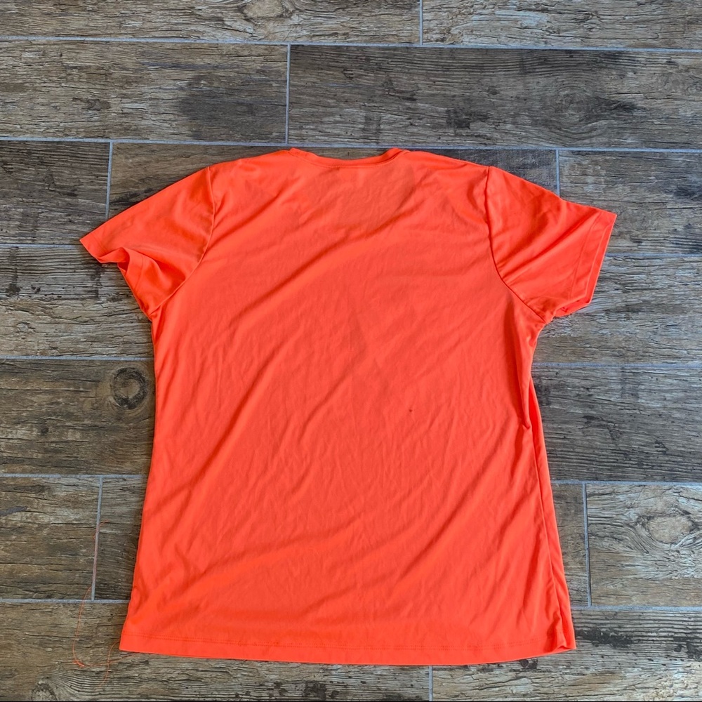 Ladies Orange My Heart Runs Free Running Tee - Picture 5 of 7